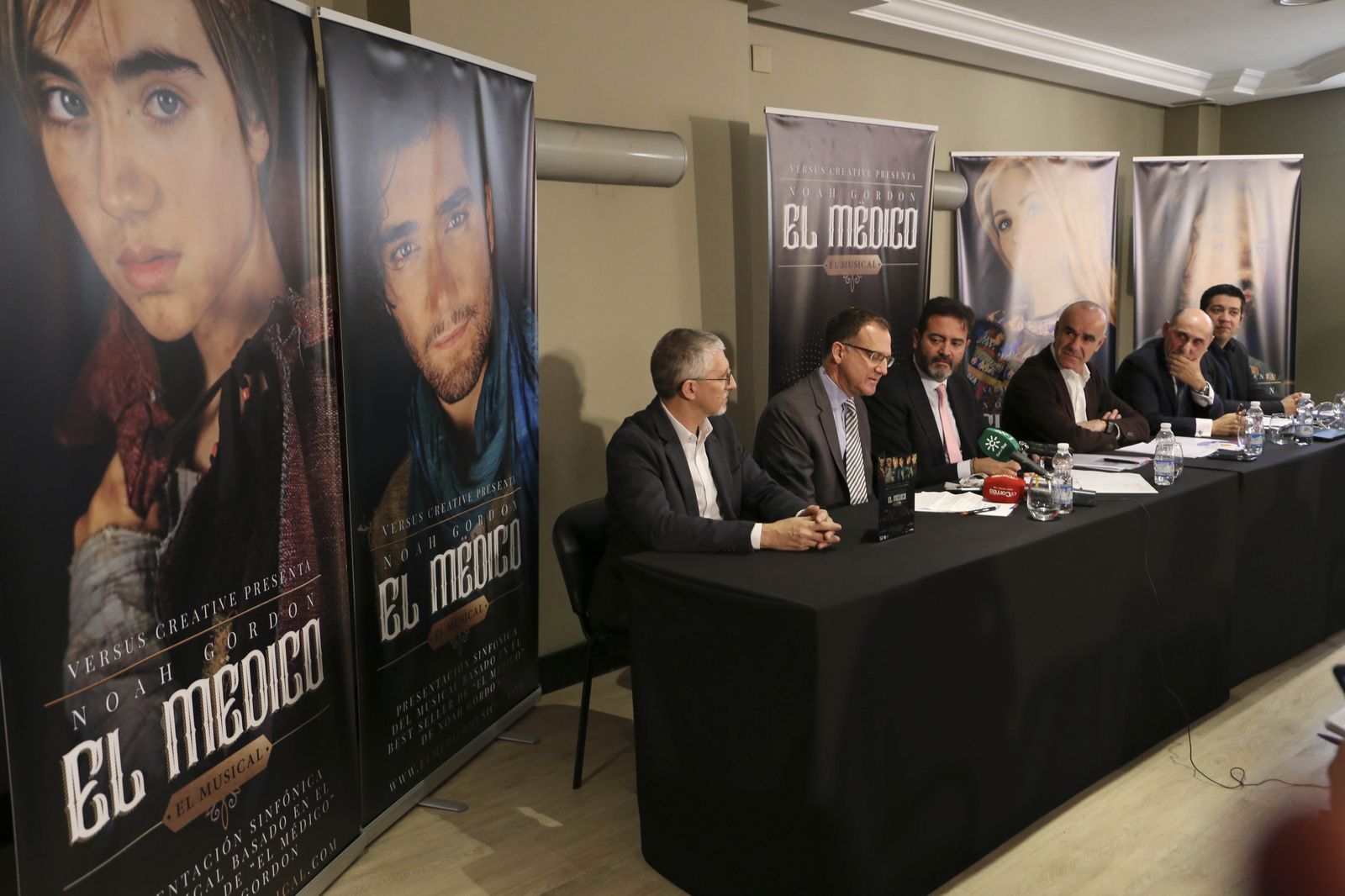 Presentación del espectáculo, ayer en Fibes.