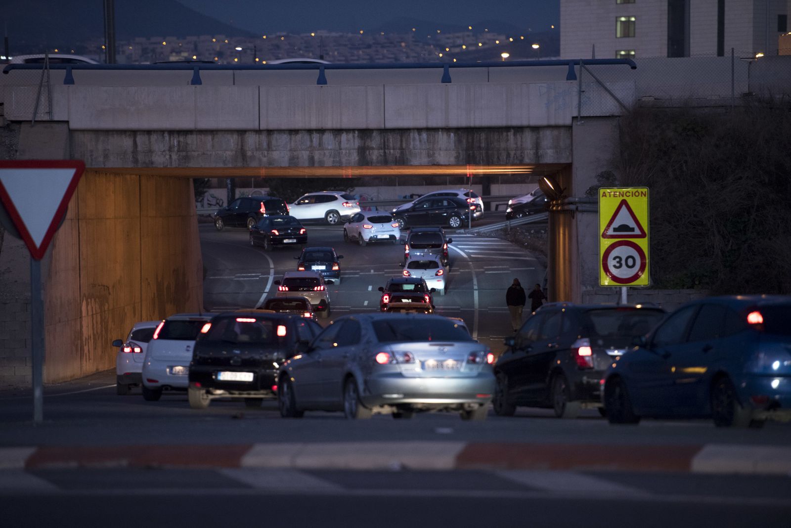 Atascos y avalancha de afluentes en el Nevada