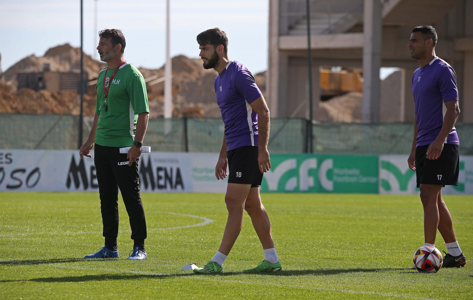 Fotos del entrenamiento de la Balona