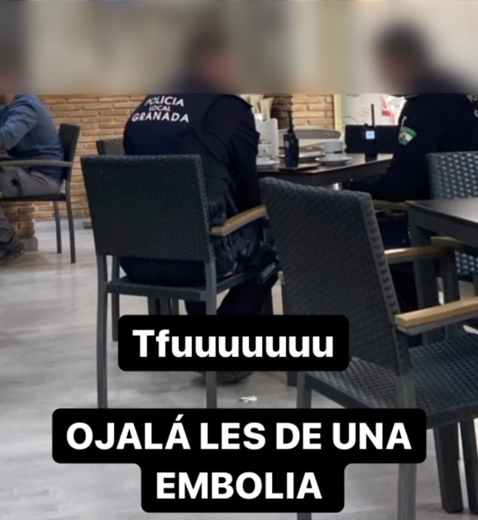 La Policía de Granada lo ha denunciado en su cuenta de Twitter