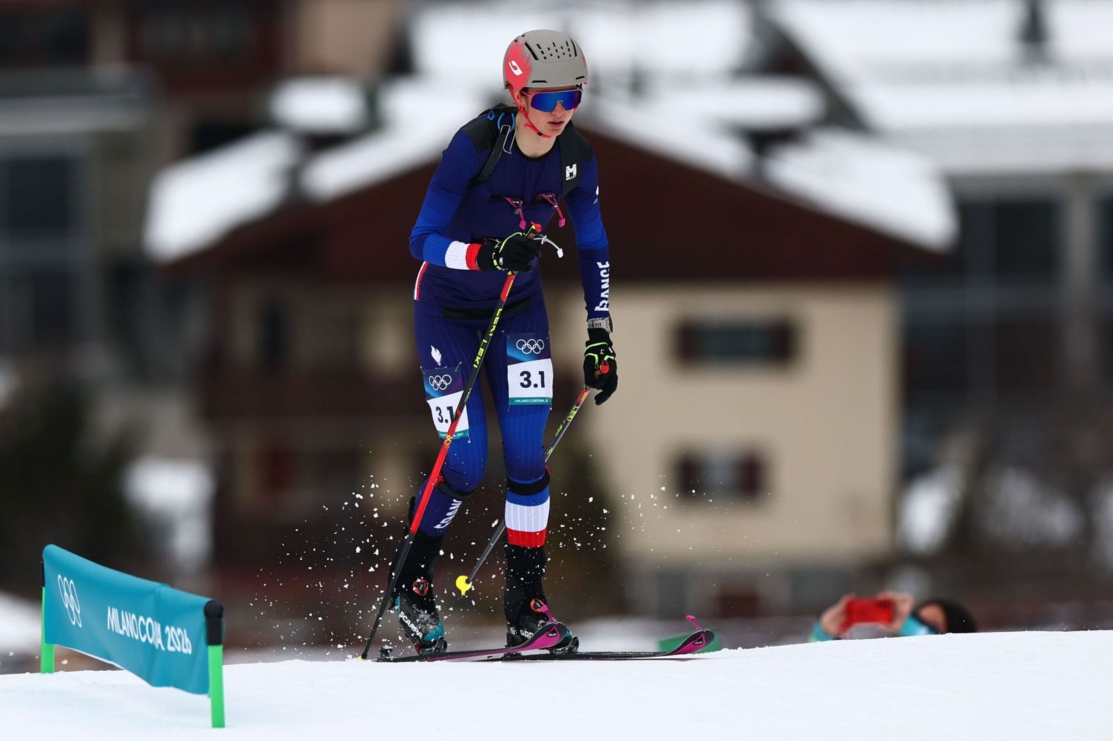 Las mejores fotos de la carrera de Ana Alonso y Oriol Cardona, bronce en el relevo mixto en los Juegos Olímpicos de Invierno