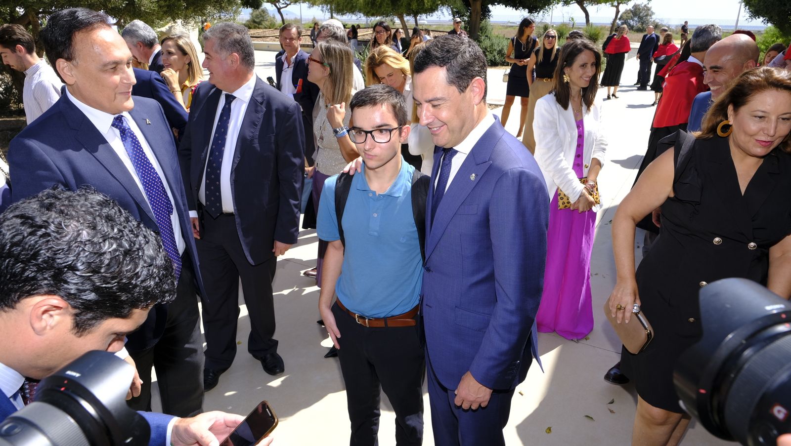El Presidente de la Junta Juanma Moreno, inaugura el curso universitario andaluz en Almería