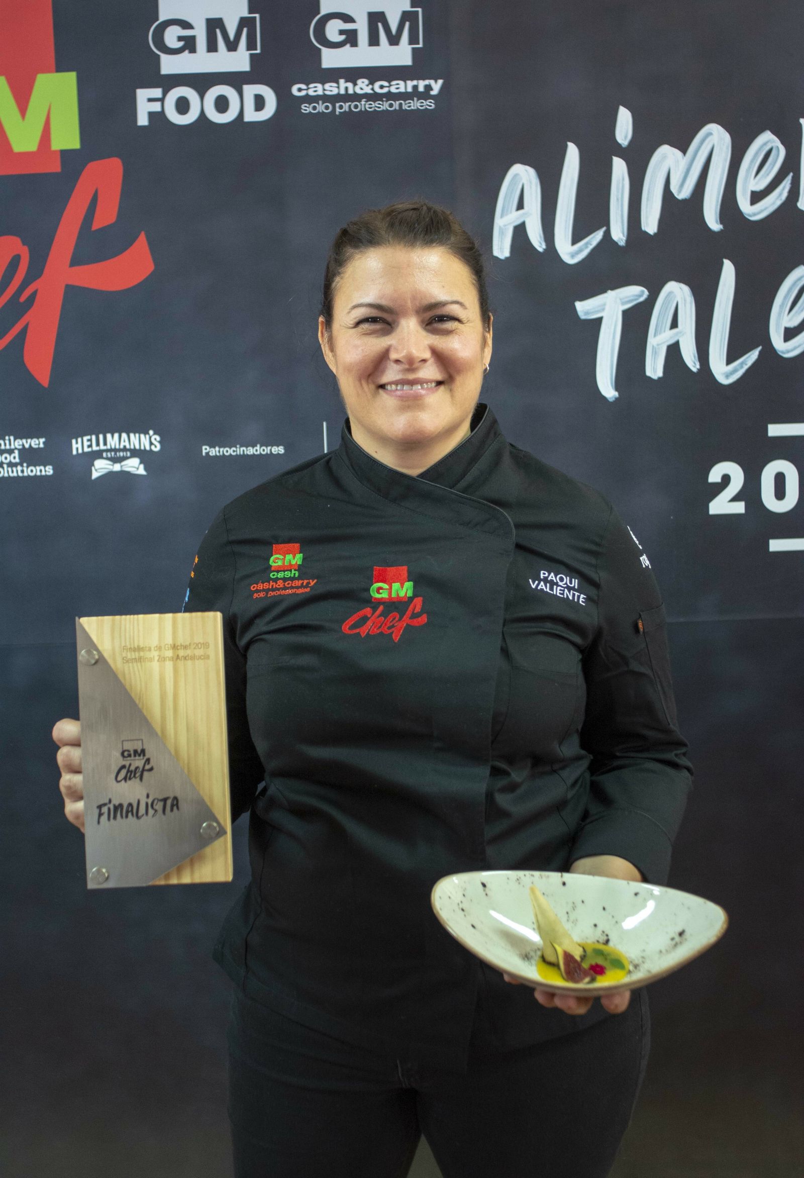 La sevillana Paqui Valiente, alumna del IES Heliópolis, finalista del concurso gastronómico GMchef 2019.