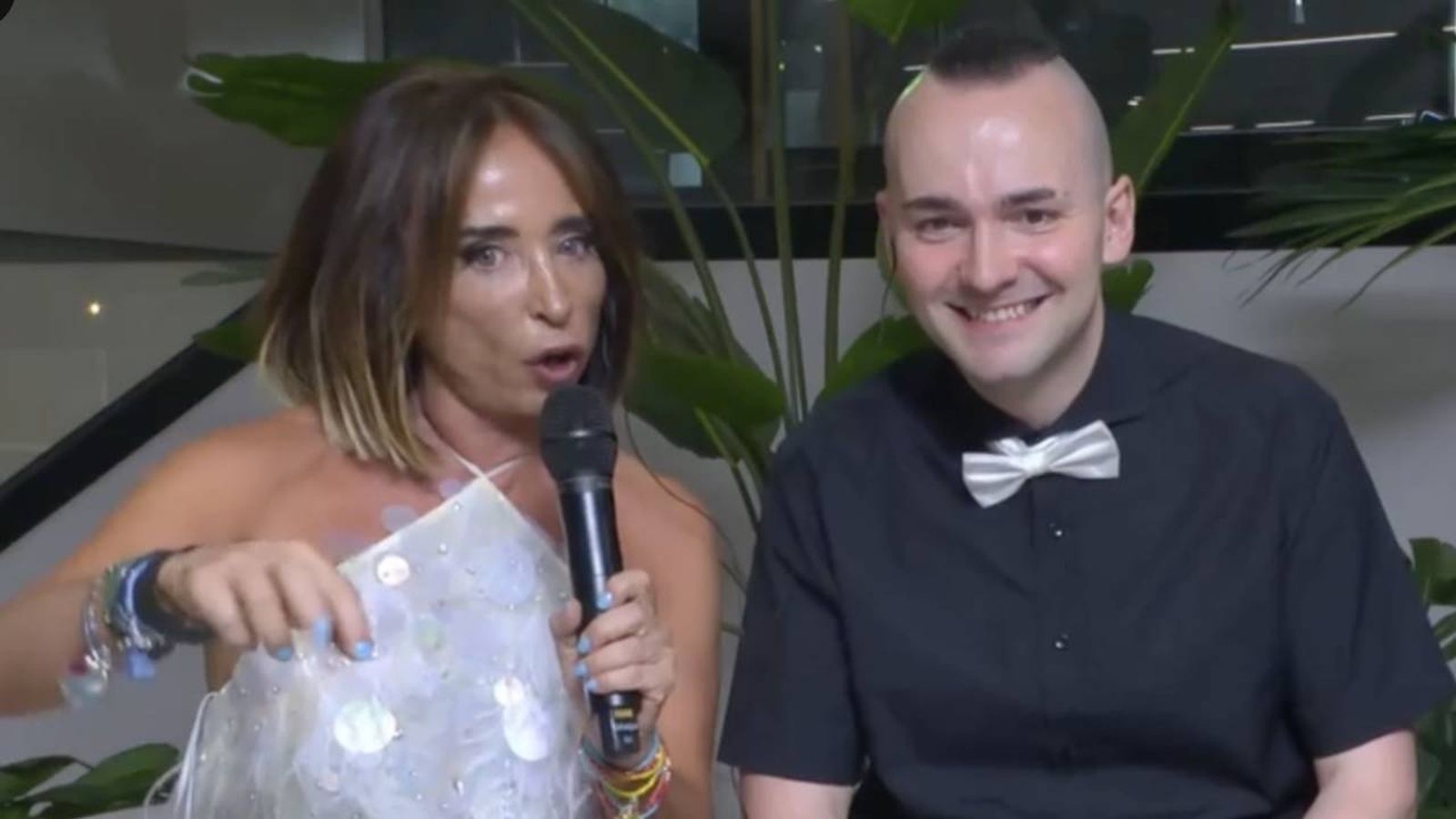 Maria Patiño junto a el Xokas en La Velada del Año de Ibai Llanos