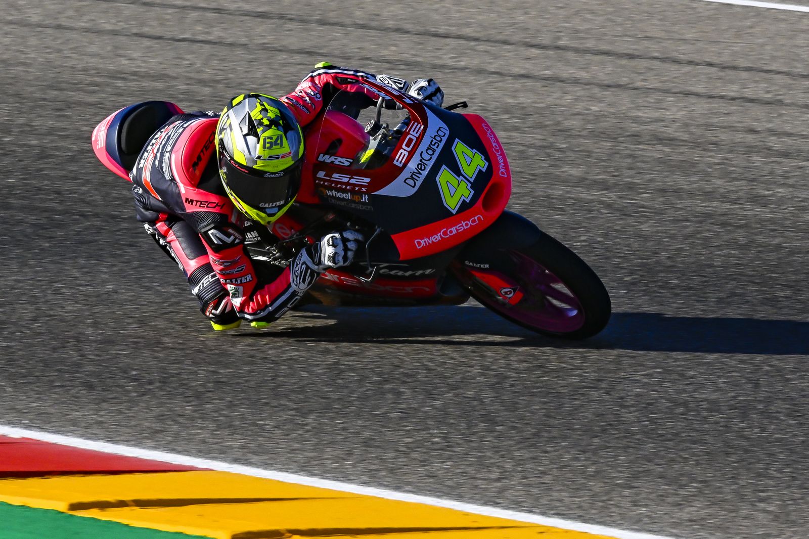 David Muñoz, durante el GP de Aragón de este fin de semana.