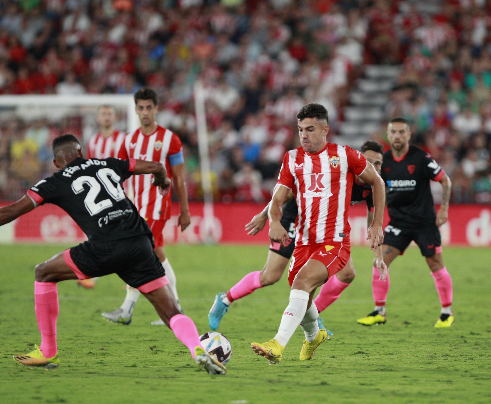 Imágenes del partido U.D. Almería-Sevilla F.C.