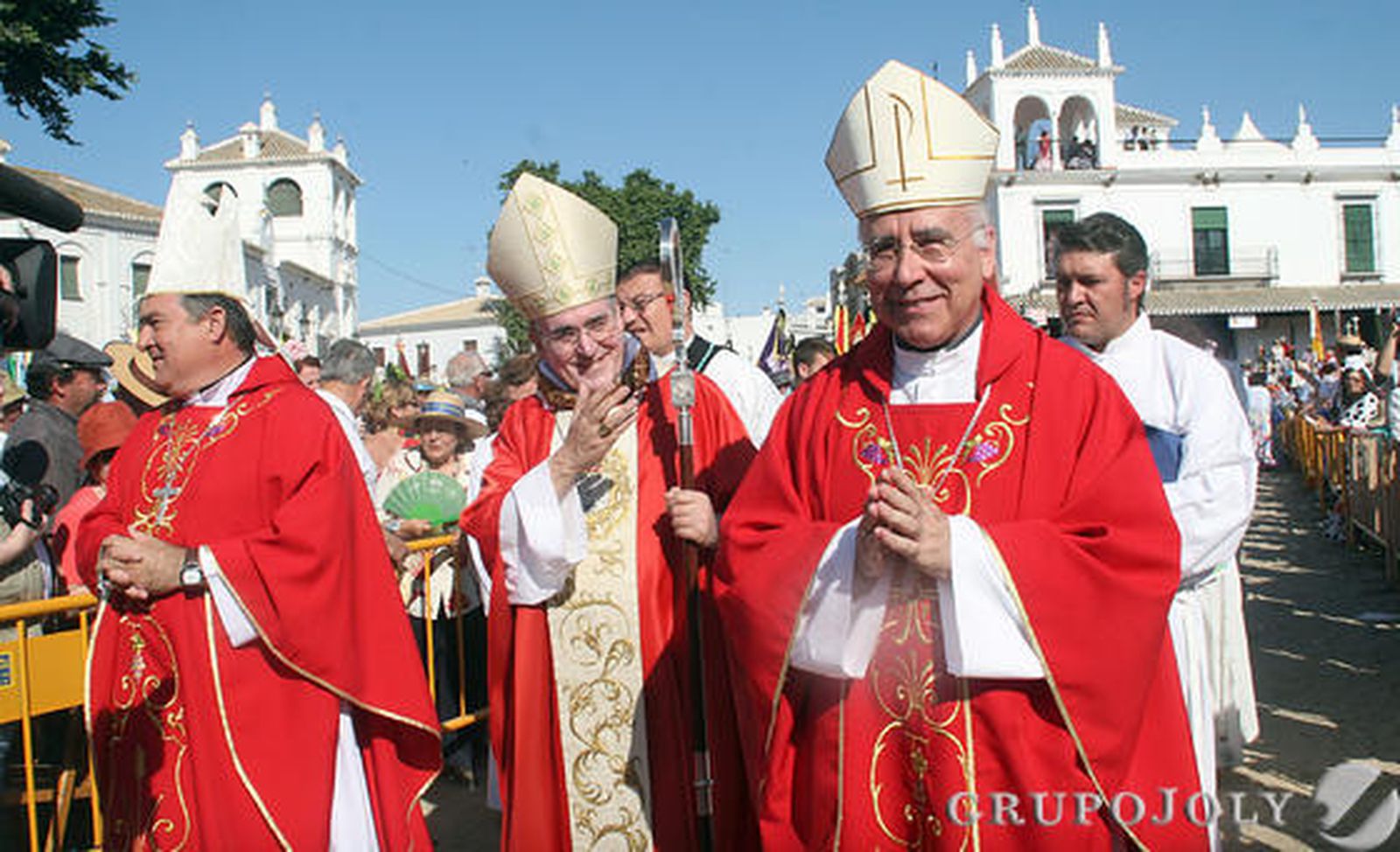 Las imágenes de la misa de romeros