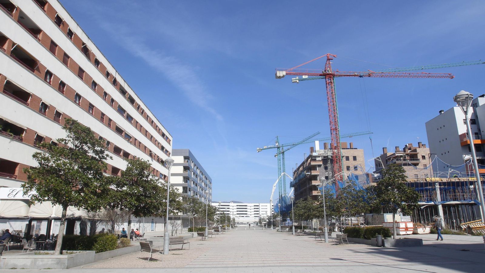 Urbanizaciones en construcción en el nuevo Zoco.