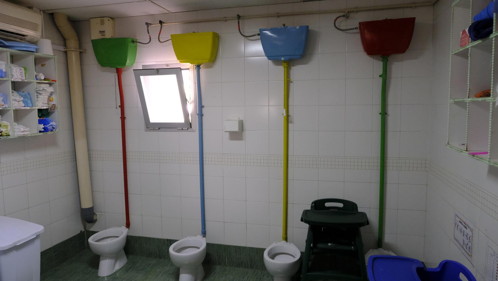 Inauguración del curso escolar infantil en el centro Santo Ángel de la Guarda, en imágenes