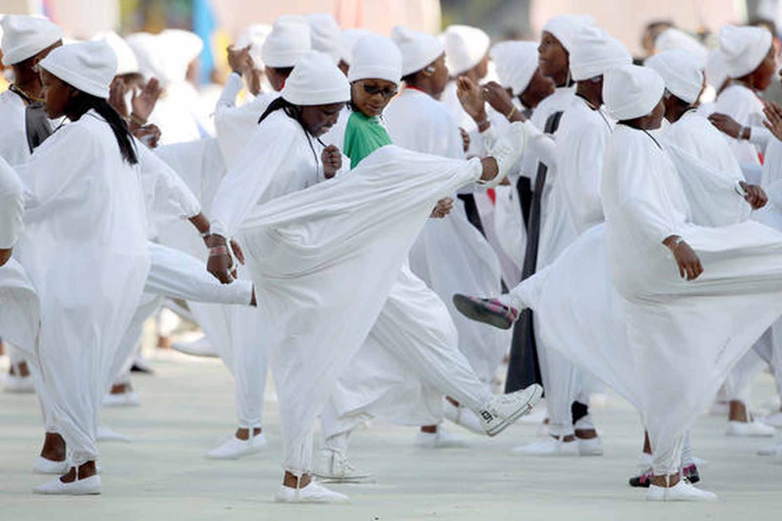 Una fiesta de música y color abre oficialmente el Mundial de Sudáfrica 2010.

Foto: Efe
