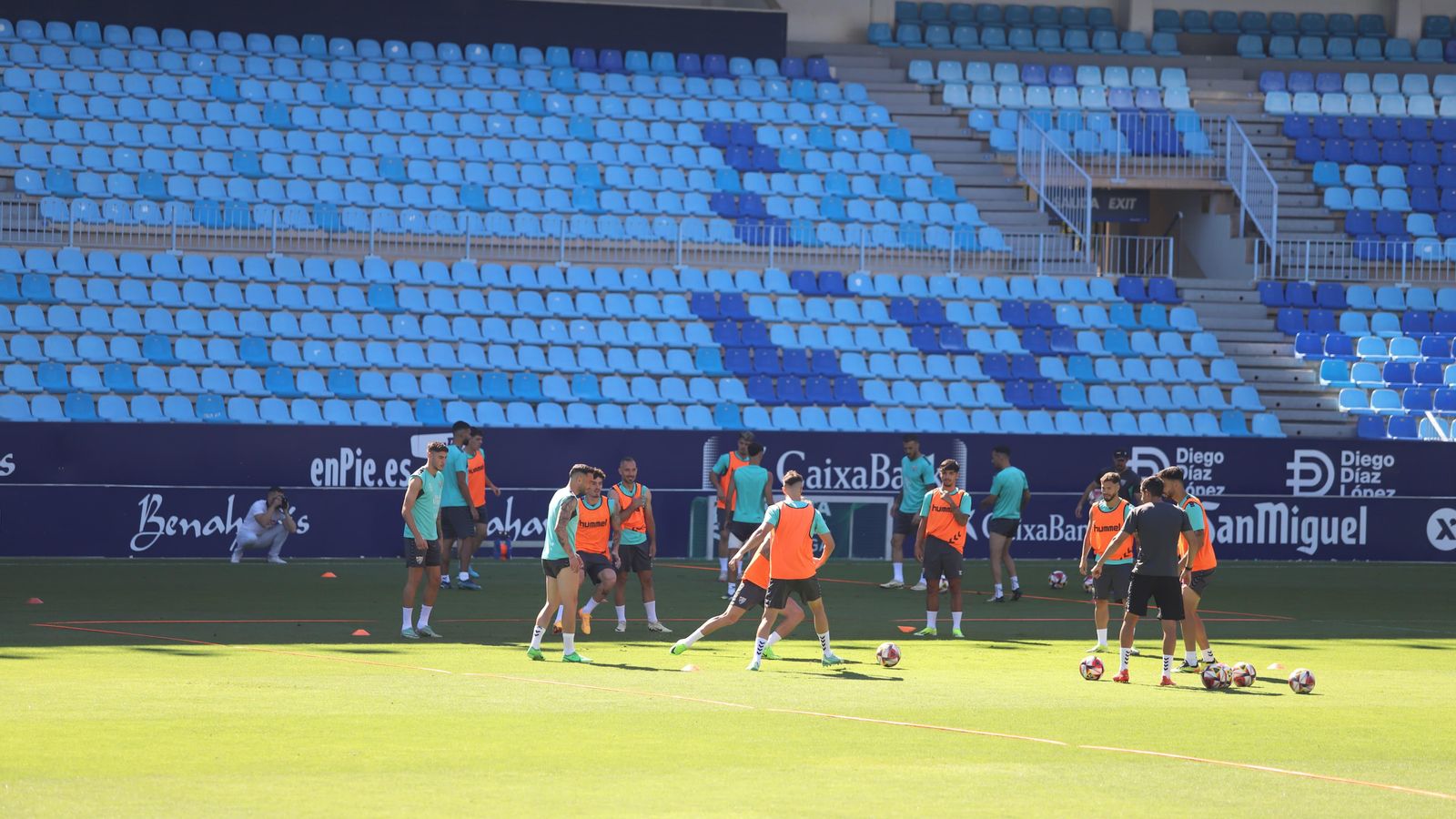 Las fotos del último entrenamiento del Málaga de la temporada