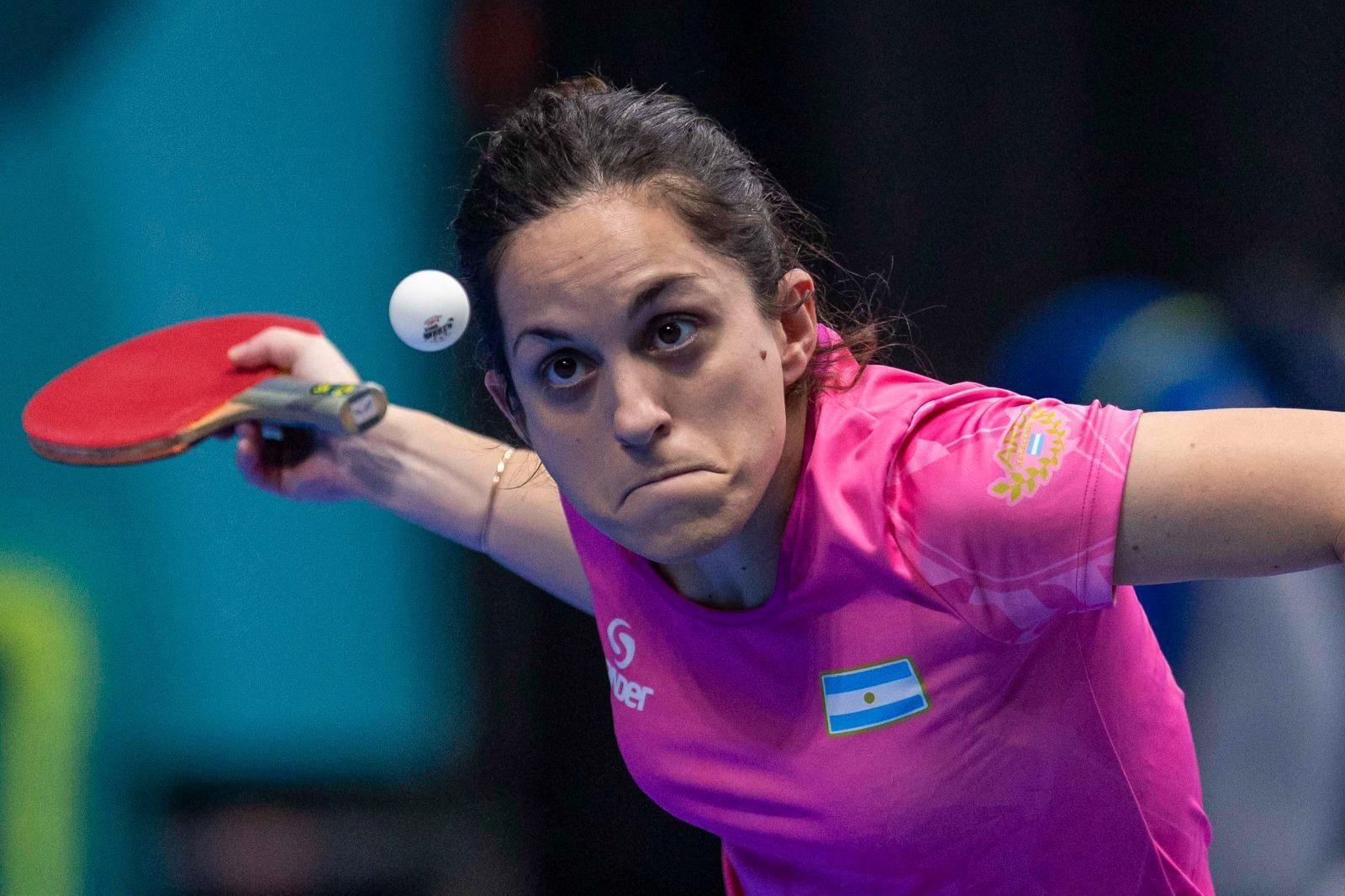 Ana Codina, en una competición con su selección.
