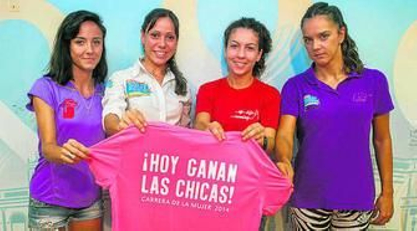 Almudena Rodríguez, Azucena Díaz, Carolina Robles y María Pujol.