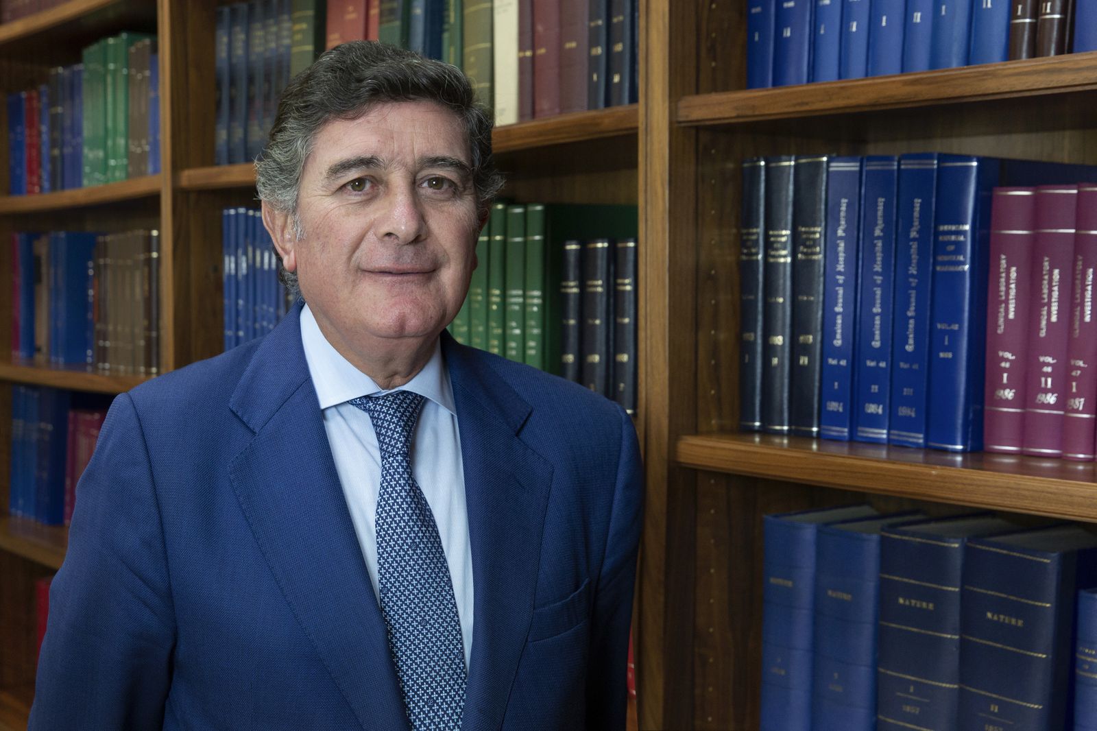 El presidente del Colegio de Faamacéuticos de Sevilla, Manuel Pérez.