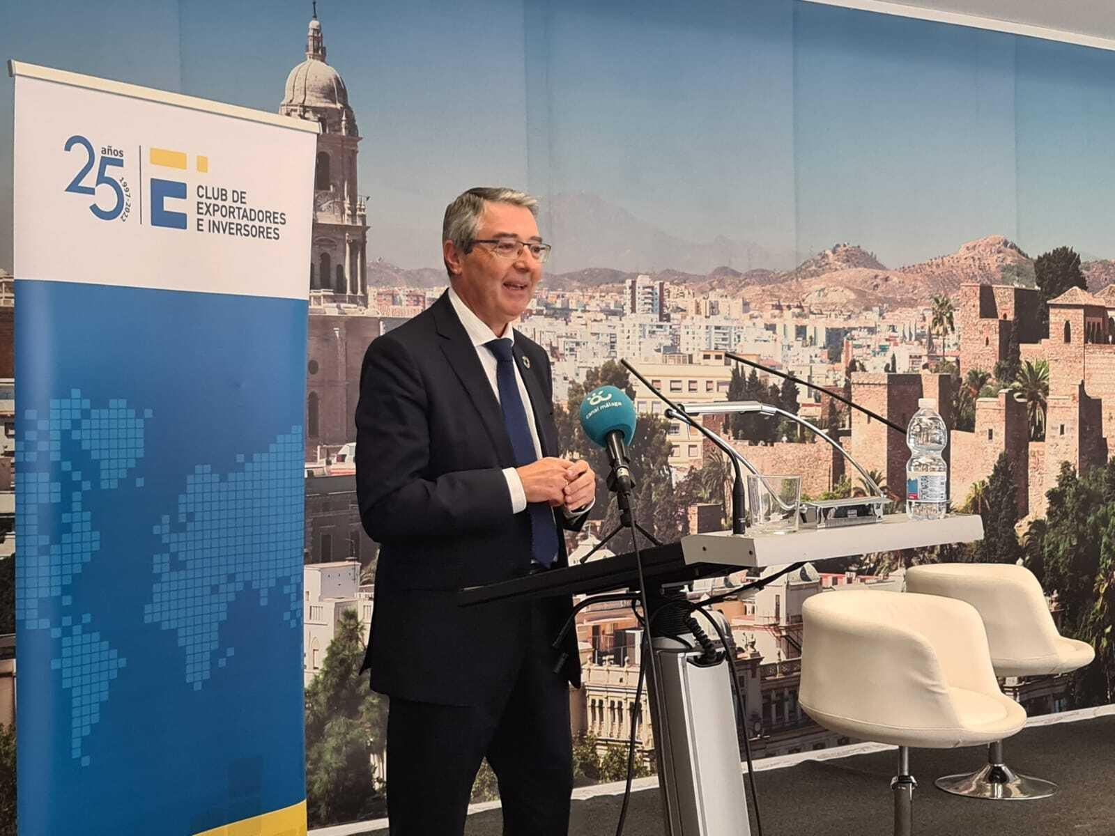 Francisco Salado, presidente de la Diputación de Málaga.