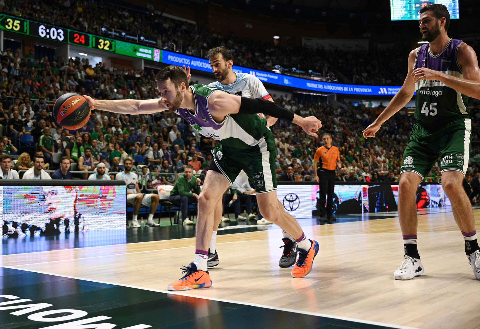 El Unicaja-Obradoiro, en fotos