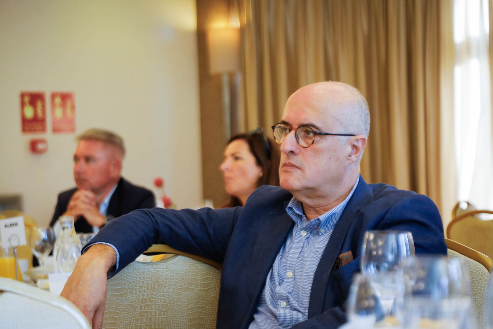 Imágenes del desayuno coloquio de Diario de Almería, con Jesús Barranco, CEO de La Unión