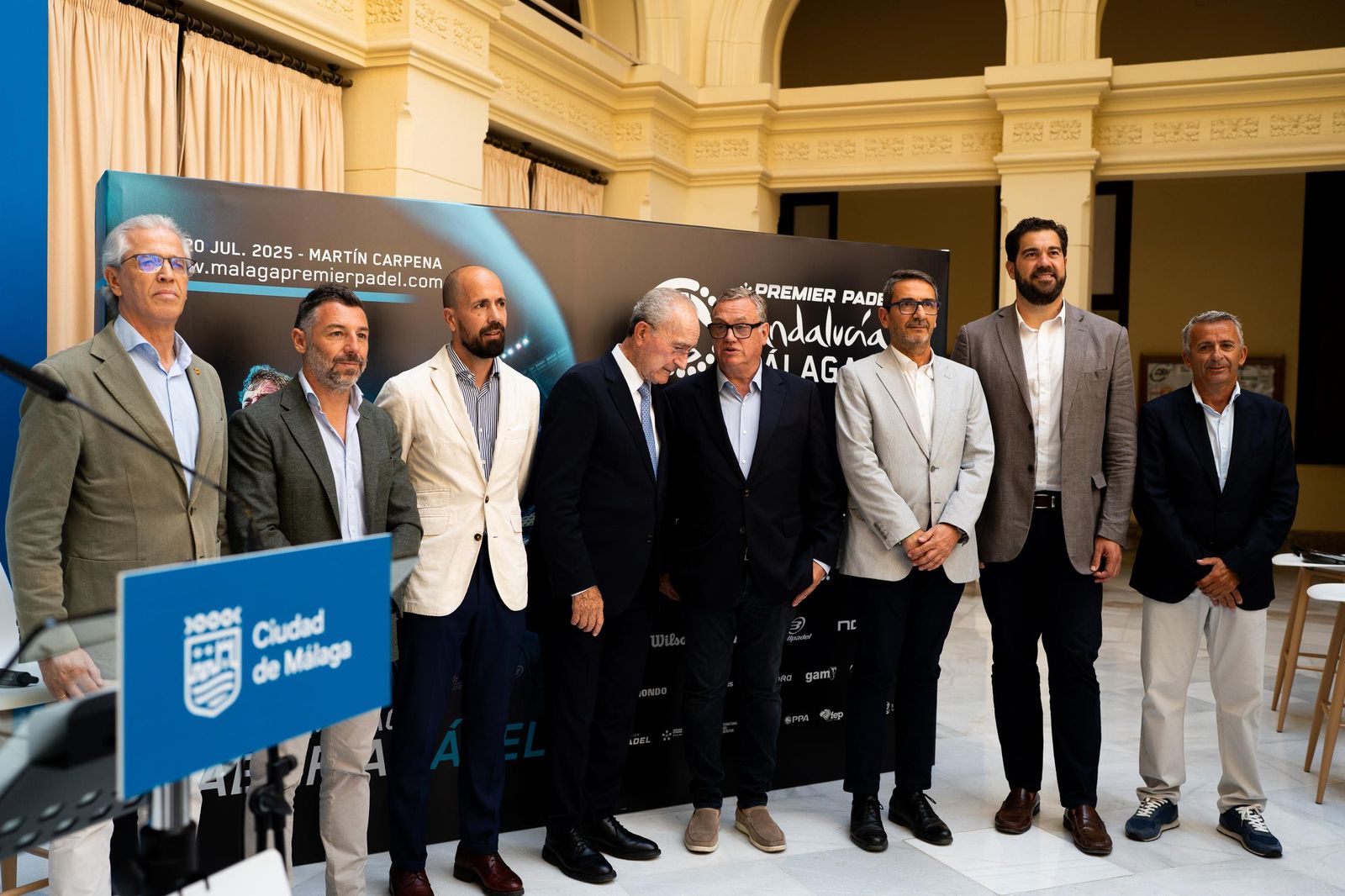 El Premier Padel de Málaga fue presentado: fotos del evento
