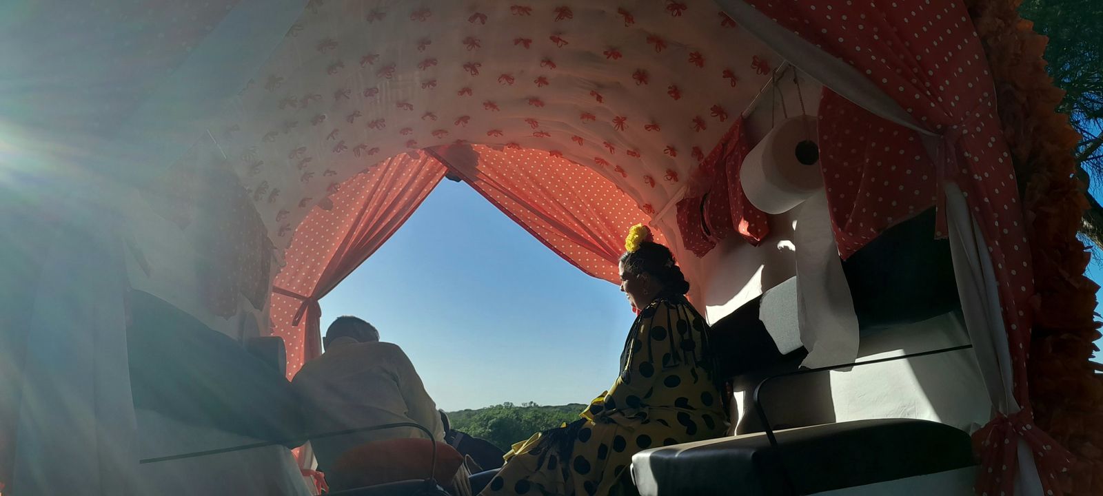 Imágenes de la Hermandad del Rocío de Jerez en el Coto