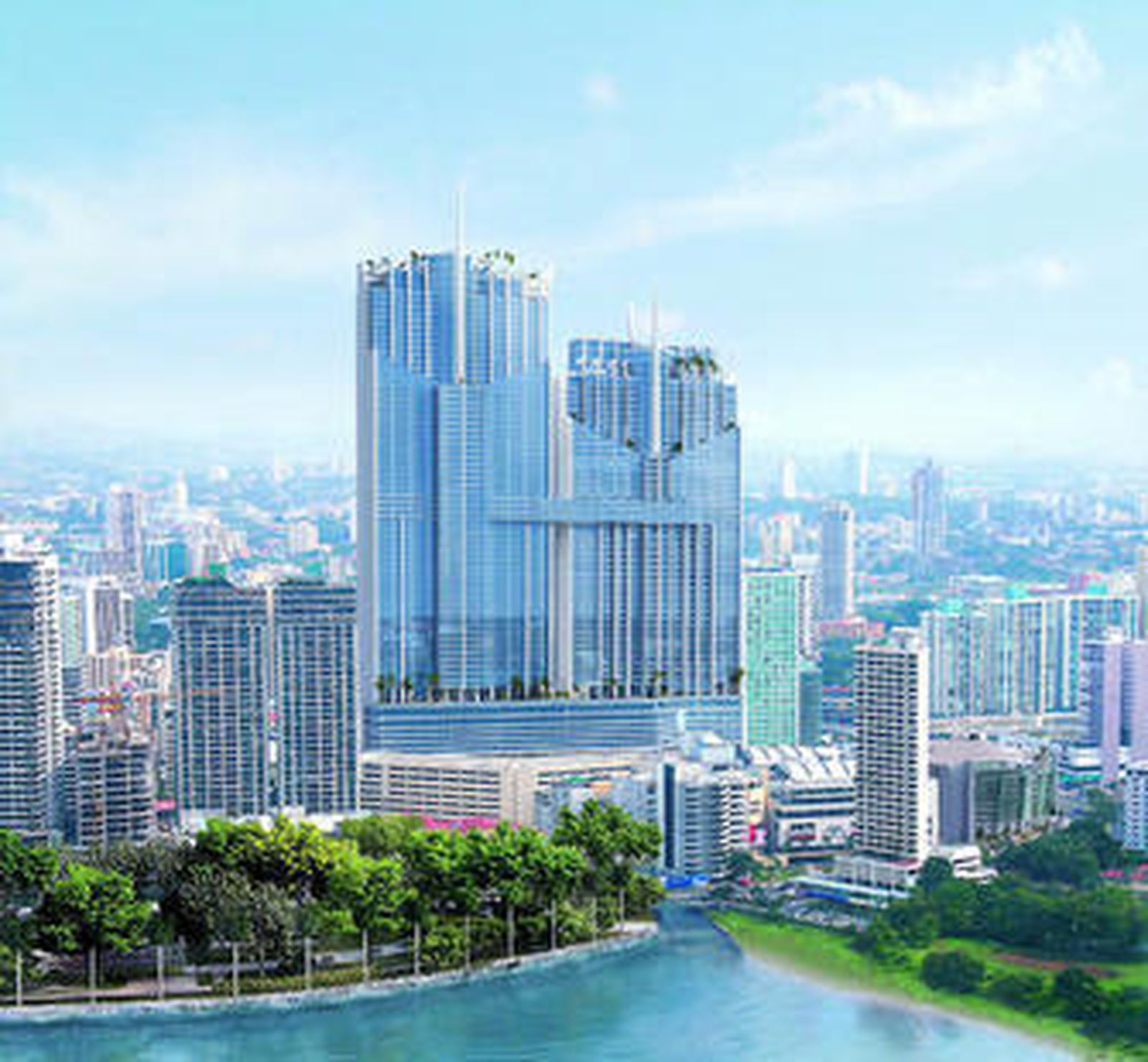 Hotel que Cirsa levantará en Panamá de 74 plantas.