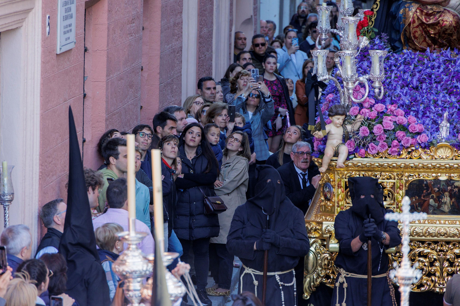 Imágenes de la cofradía del Caminito de la Semana Santa de Cádiz 2023