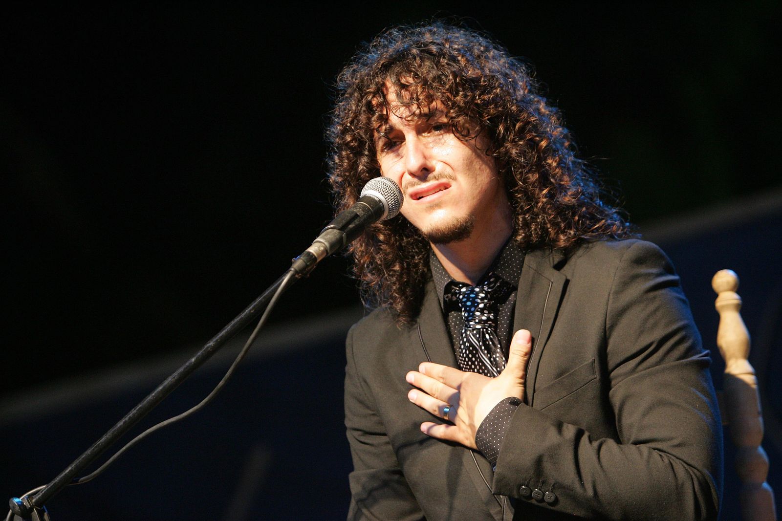 Jesús Corbacho, durante una de sus actuaciones.