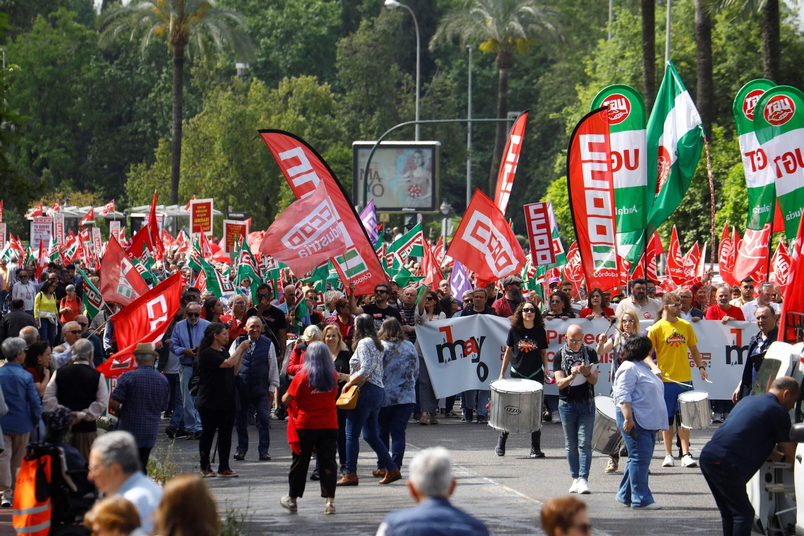 Todas las imágenes de la manifestación del 1 de mayo en Córdoba Todas las imágenes de la manifestación del 1 de mayo en Córdoba