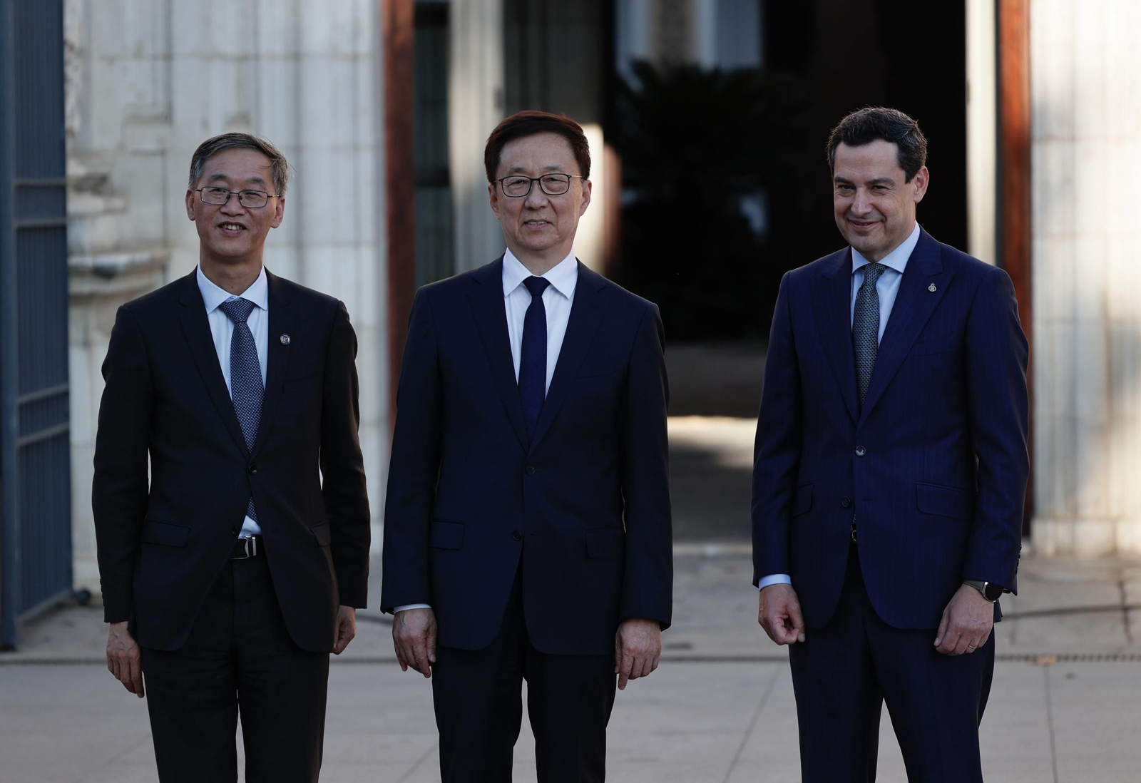 Las mejores fotos de la visita del vicepresidente chino Han Zheng a Sevilla para reunirse con Juanma Moreno