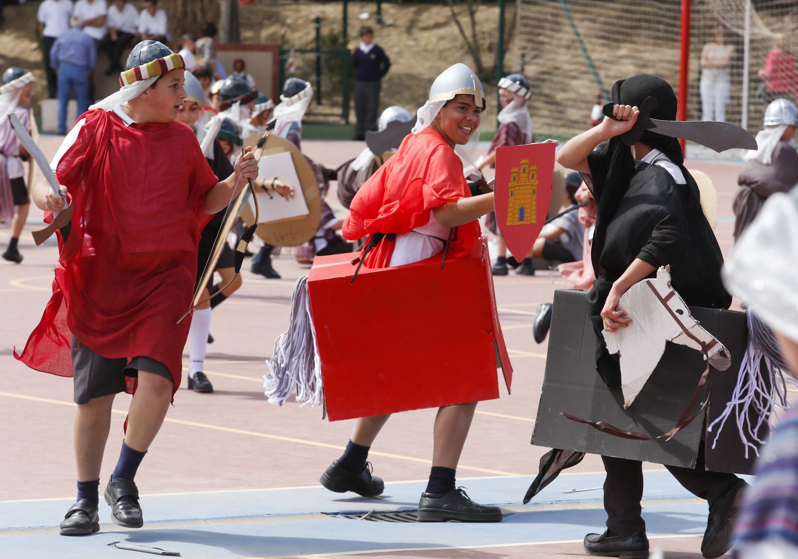 La Batalla de las Navas de Tolosa escenificada por los alumnos de El Romeral