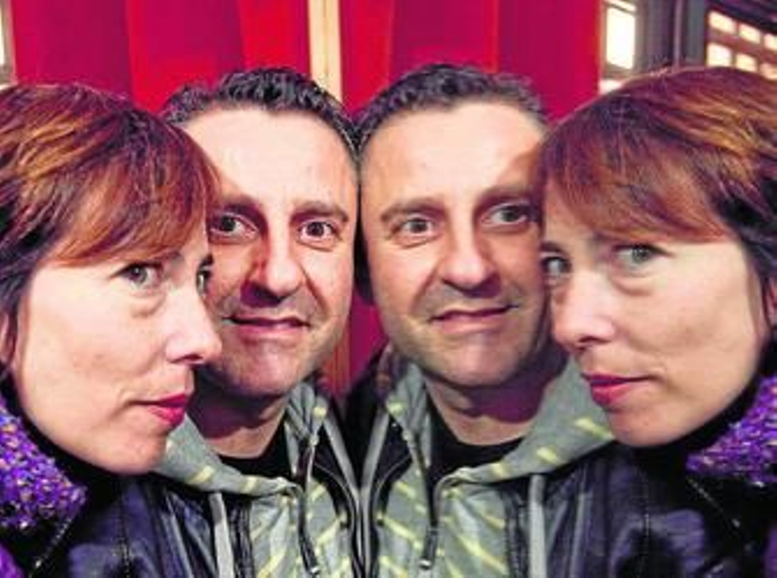 Amparo Marín y Manuel Monteagudo, actores de la obra.