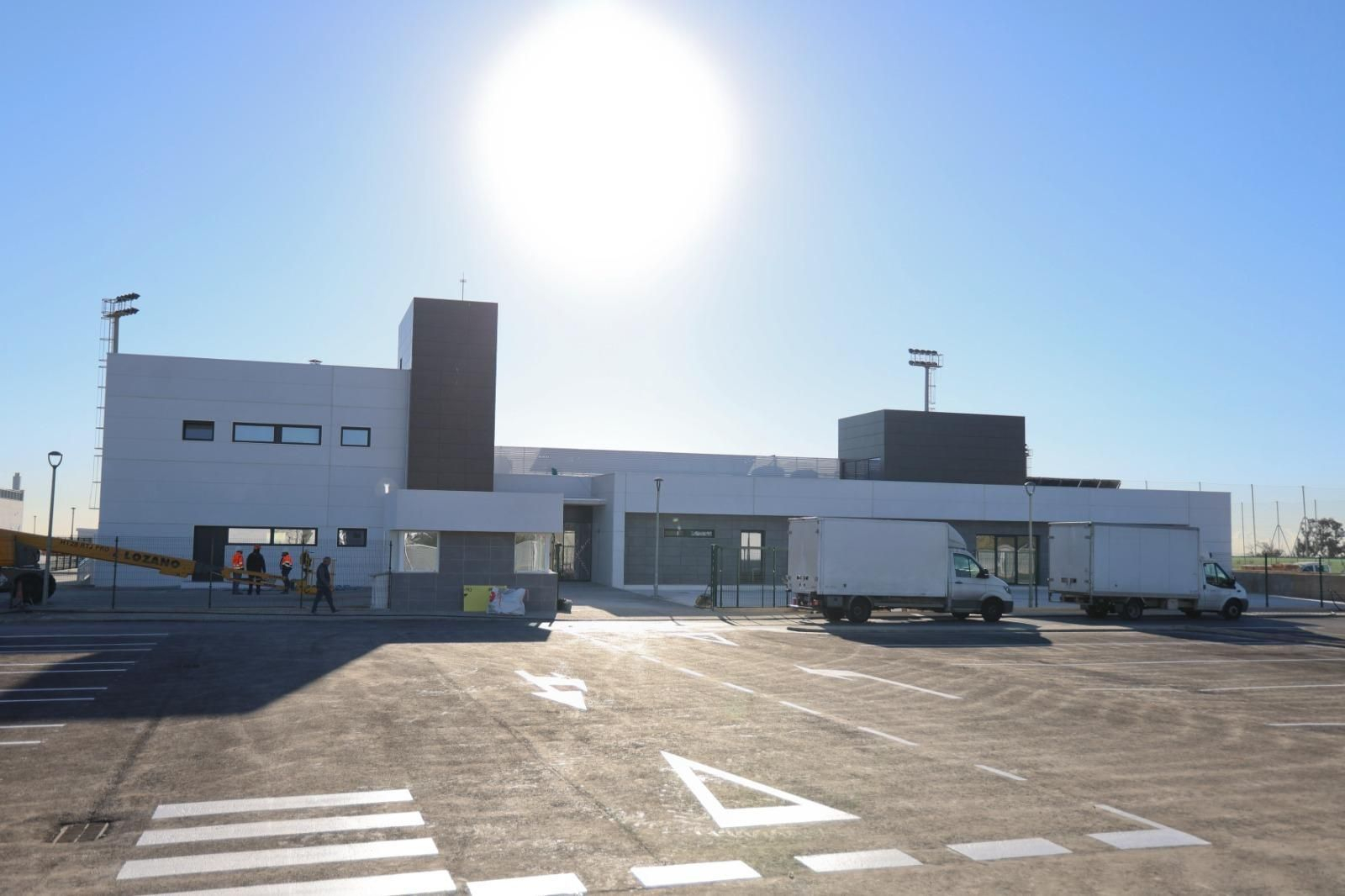 Así van las obras de La Academia del Málaga a días de su inauguración