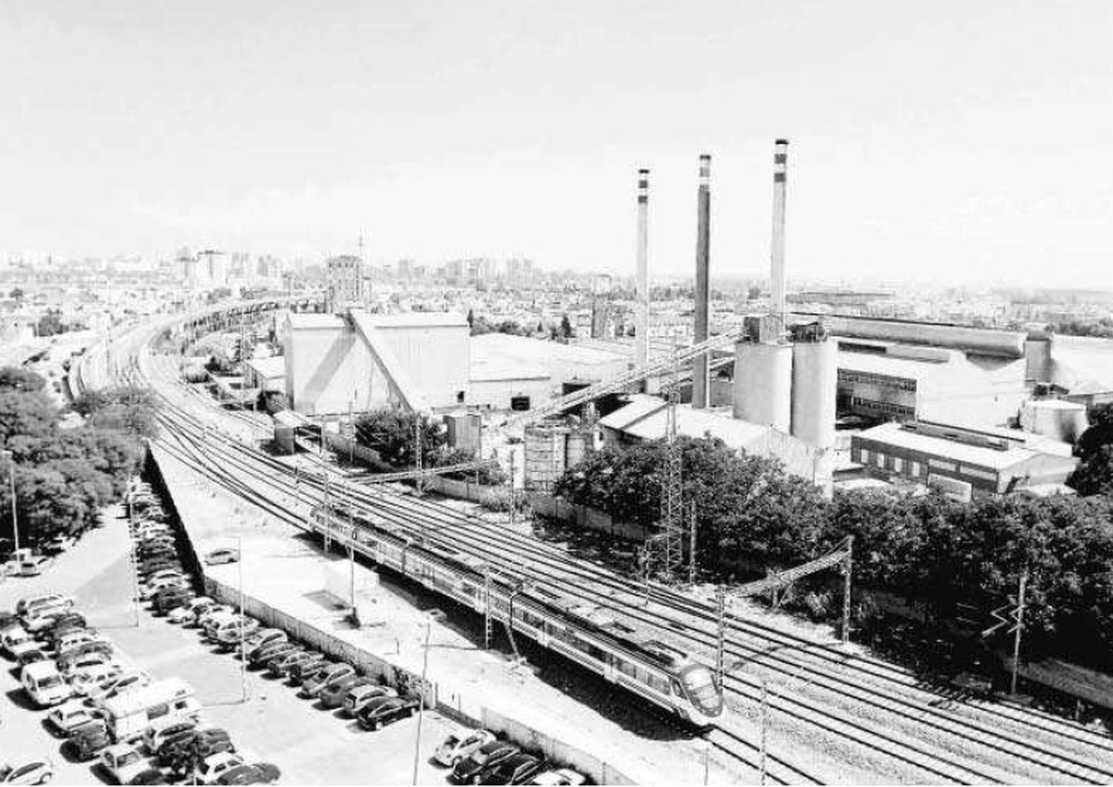 Imagen de la fábrica el día del apagado del tercer horno.