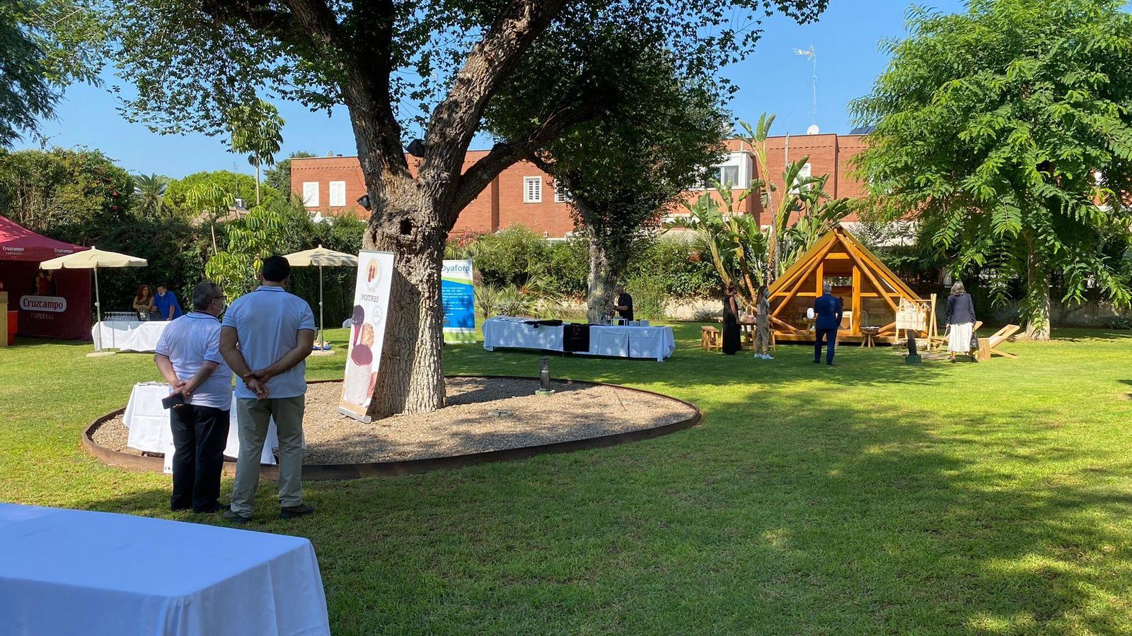 Imagen de la mini-feria hostelera.