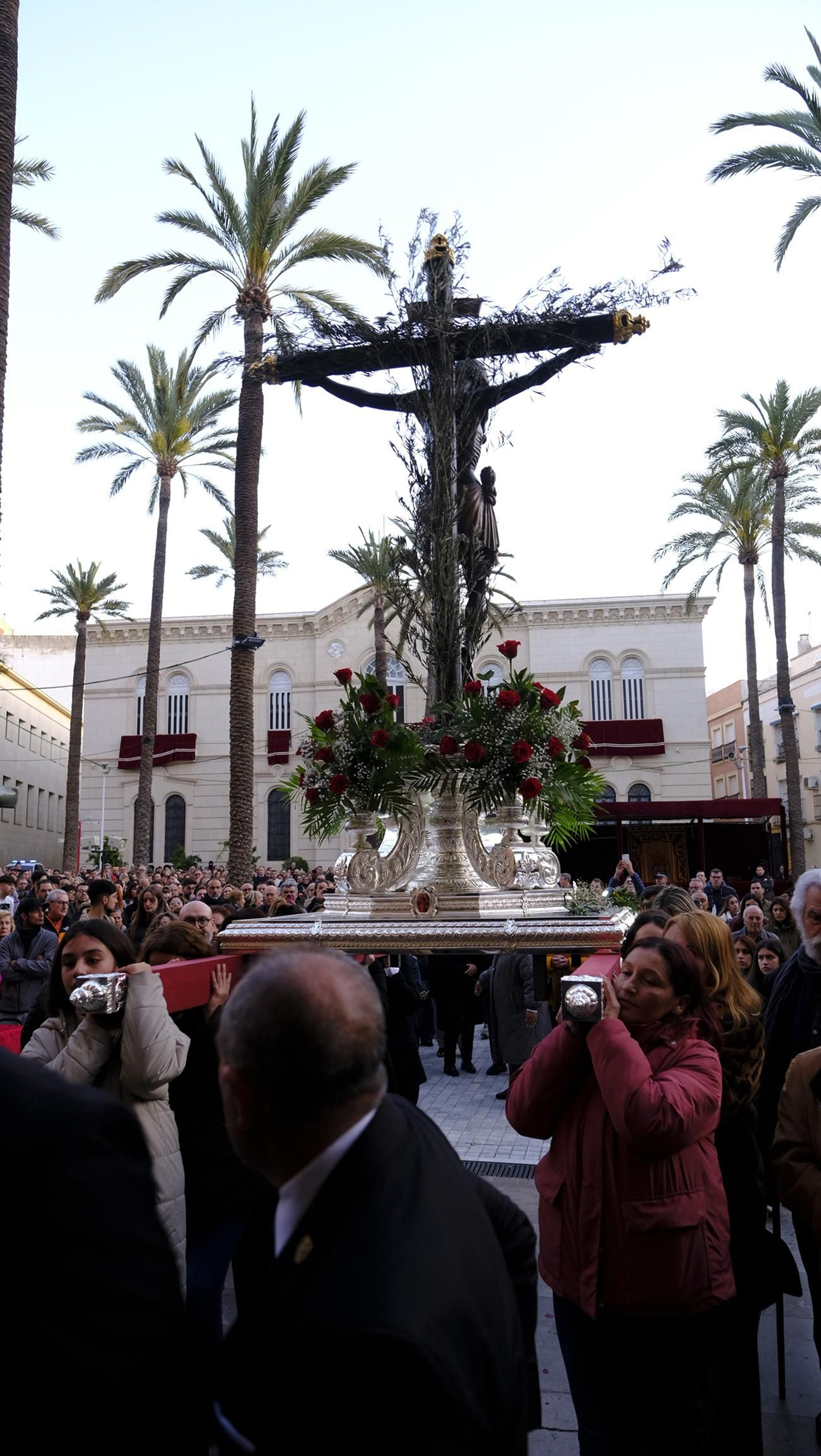Las imágenes del Vía Crucis del Cristo de la Escucha
