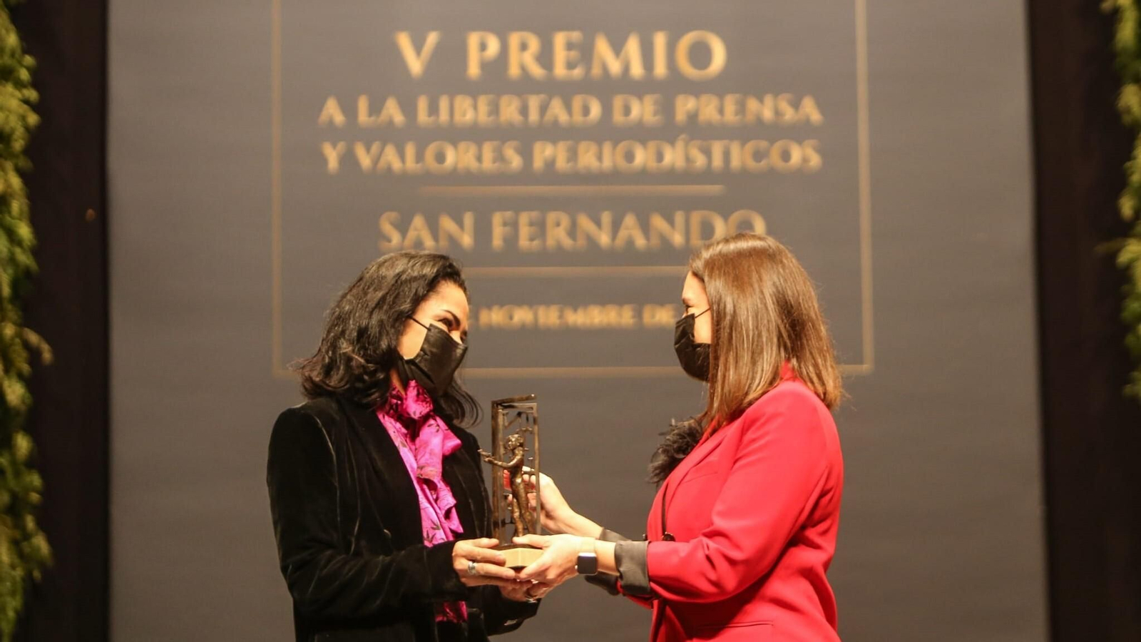 Lydia Cacho, Premio a los Valores Periodísticos en San Fernando