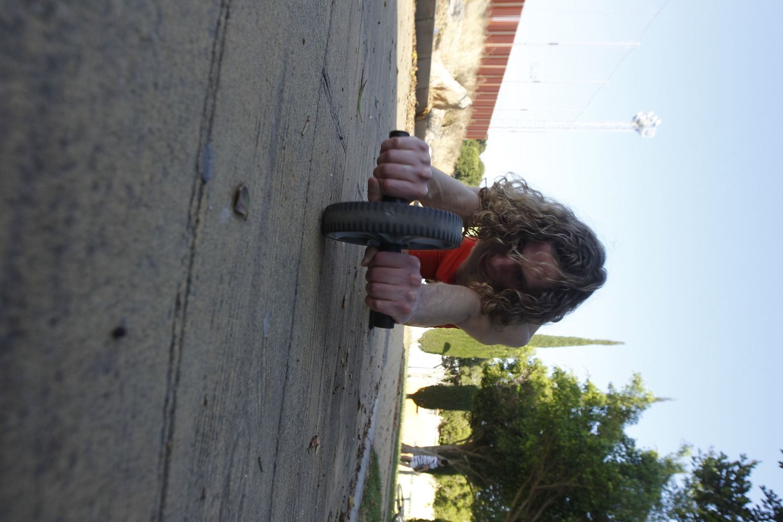 Entrenamiento del CD Atletas de Almería en el parque de Los Molinos