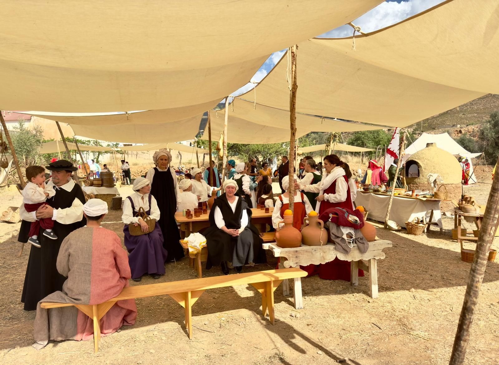 Imágenes de la recreación histórica 'La Paz de las Alpujarras', en Padules