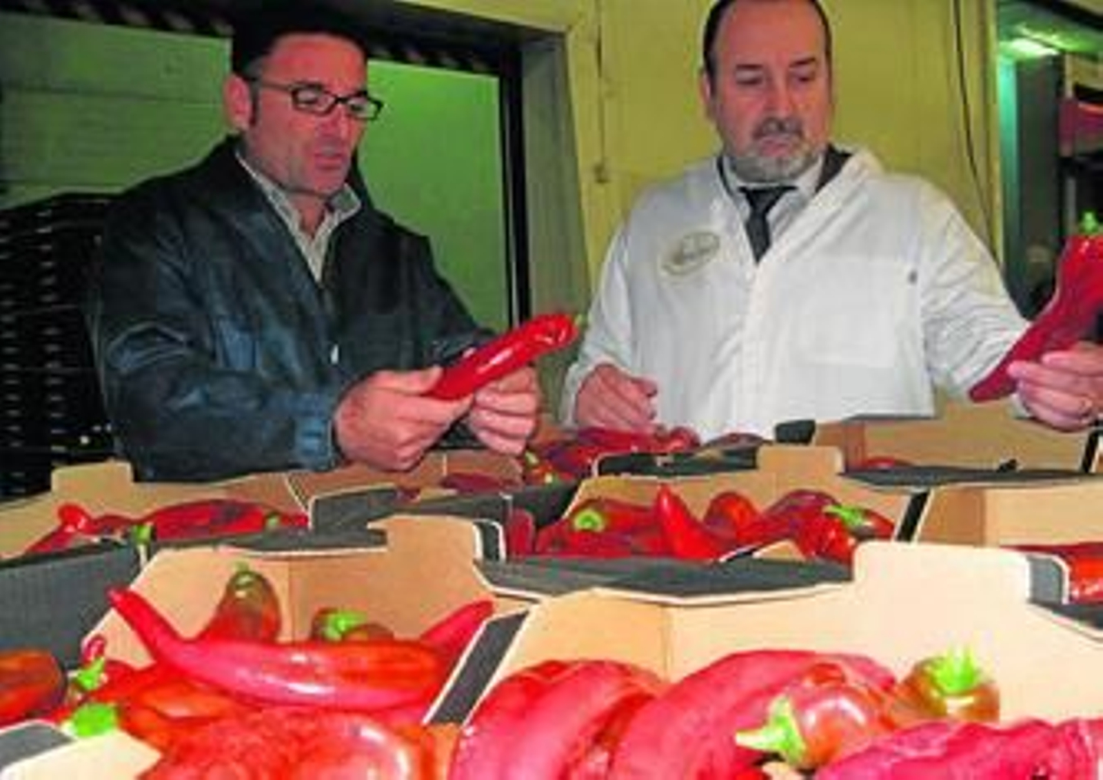 Francisco Alejo y José Manuel Ortiz en Bio Sol Portocarrero.