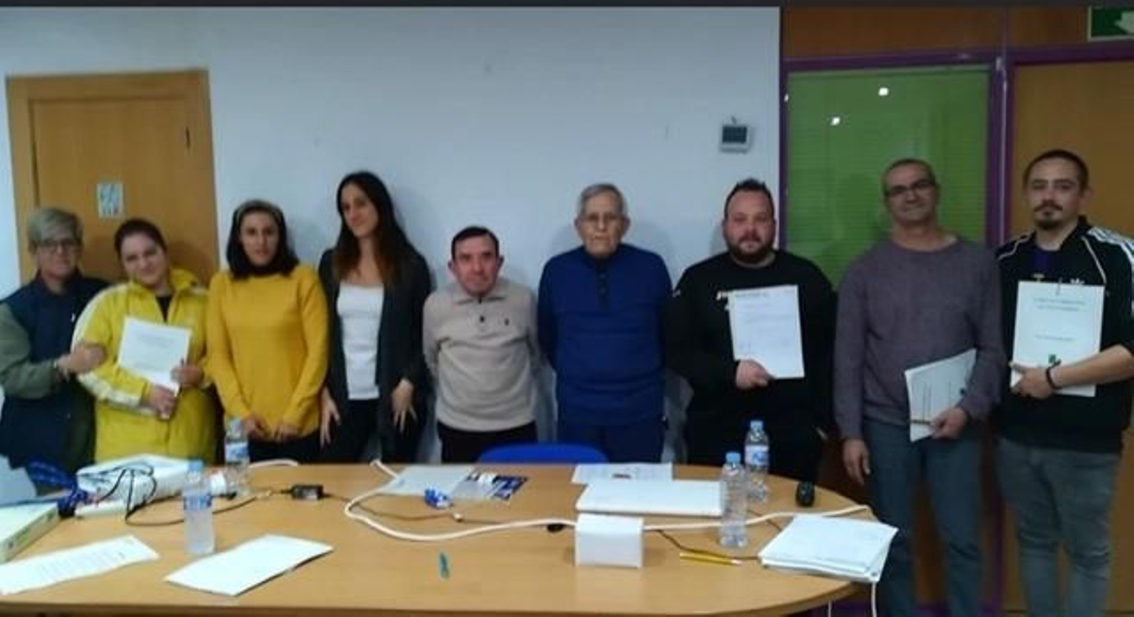 Técnicos y voluntarios de INDALAJER