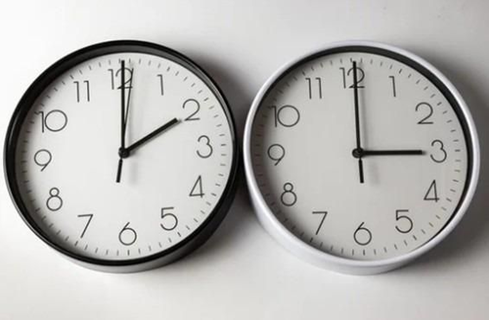 Este domingo a las tres de la mañana serán las dos