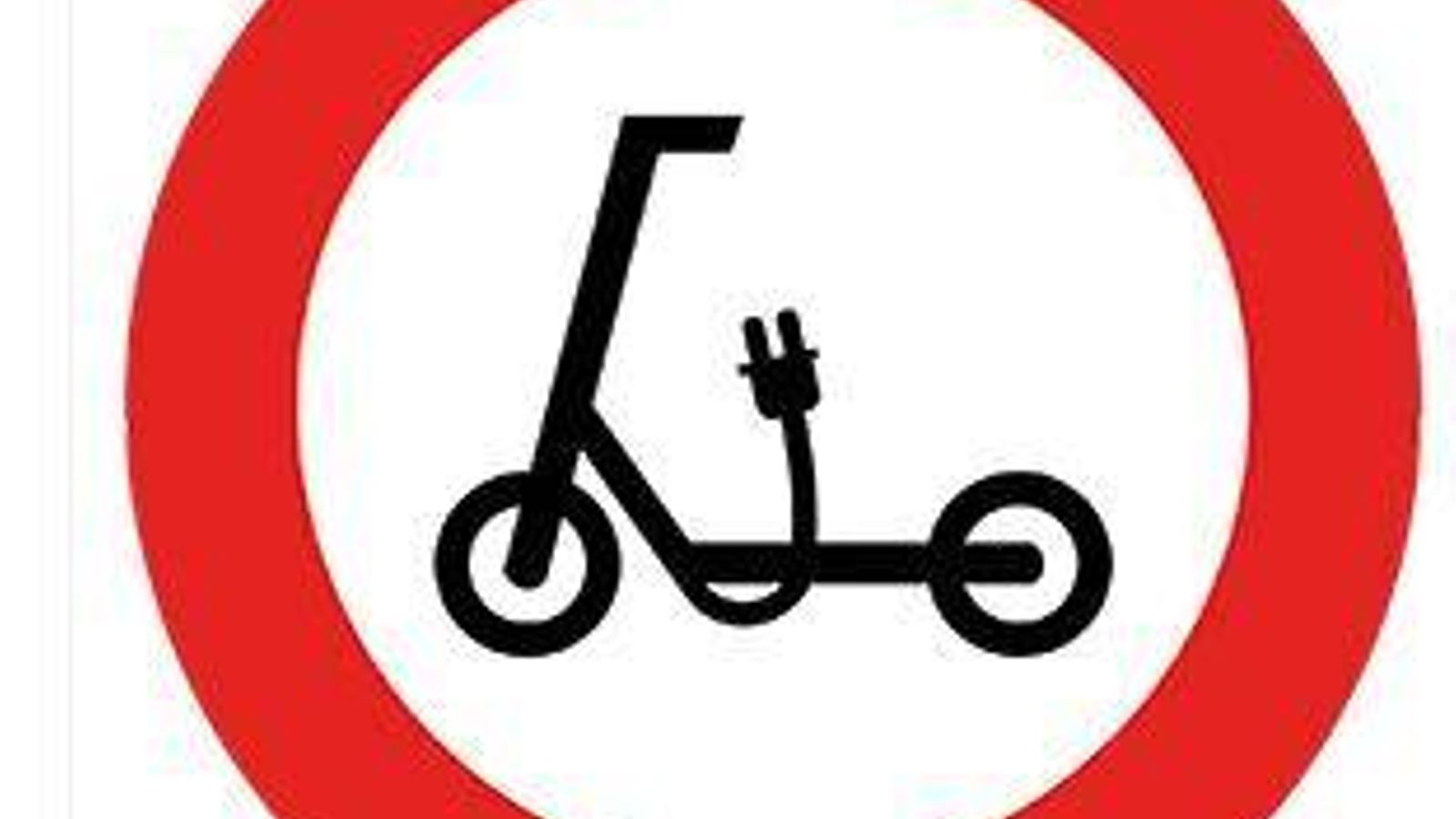 R-118 Entrada prohibida a vehículos de movilidad personal