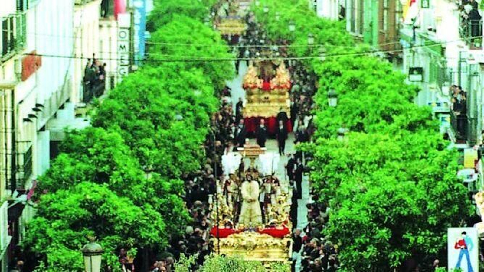 Imagen de la Procesión Magna celebrada en Jerez hace veinte años.