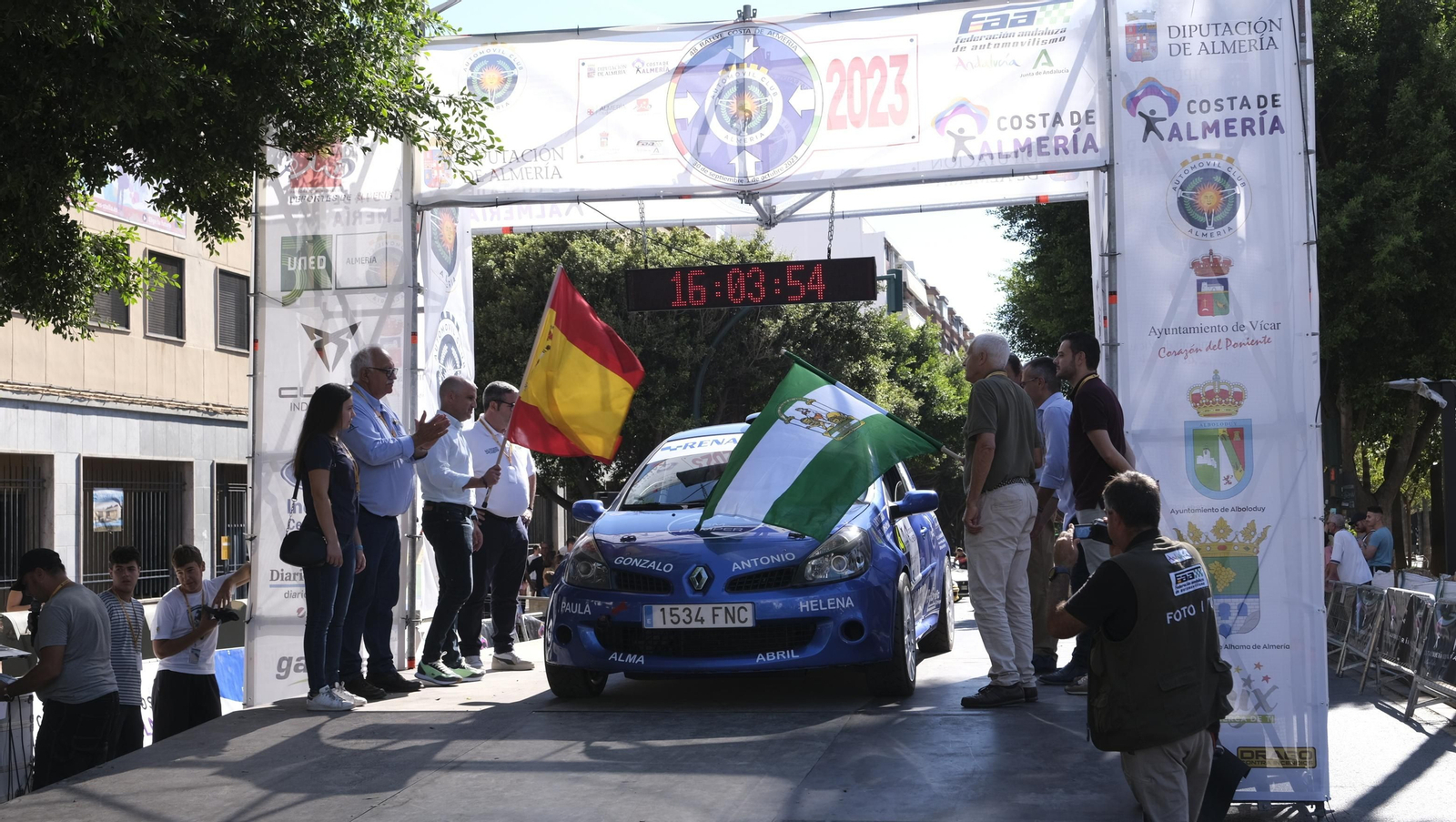 Imágenes de la salida del Rallye Costa de Almería