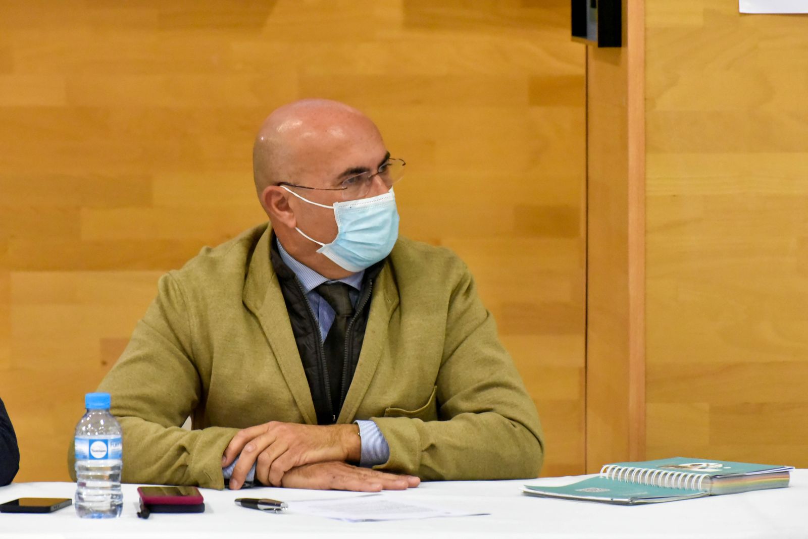 El concejal de Parques, Jardines, Playas y Cementerios de Algeciras, Ángel Martínez.