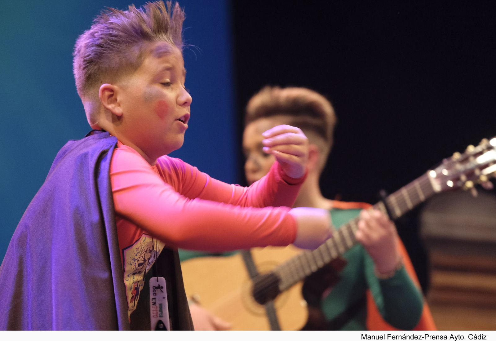 La chirigota puertorrealeña 'Los superminihéroes'.