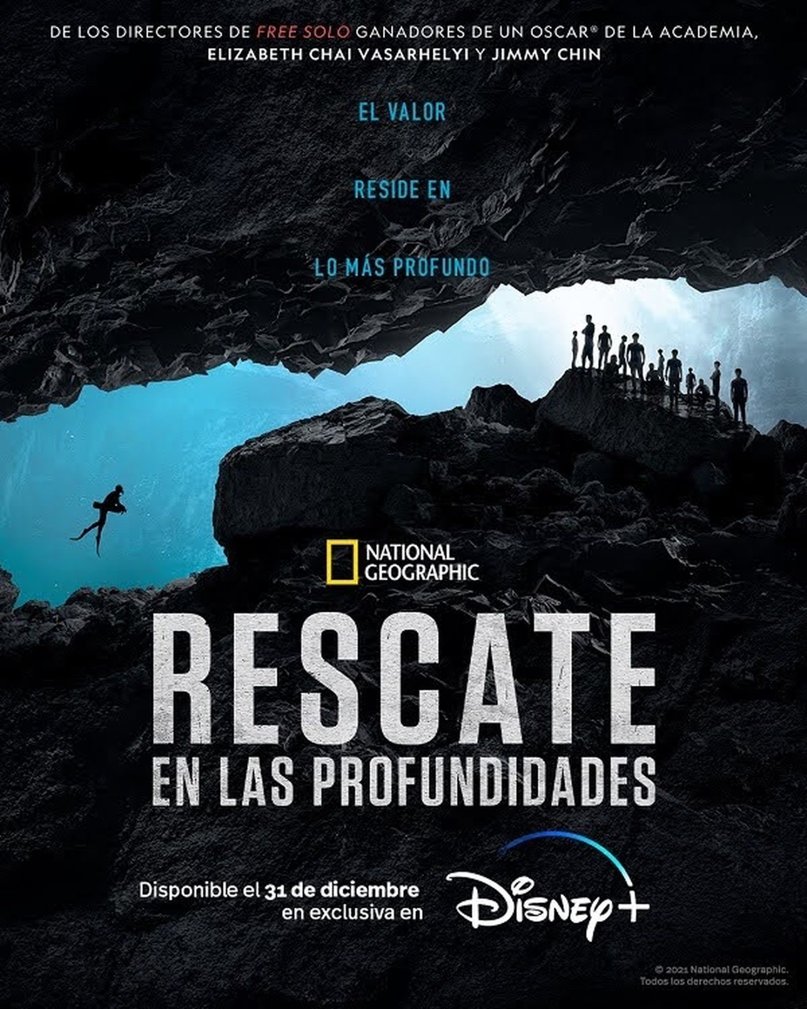 Cartel de 'Rescate en las profundidades'