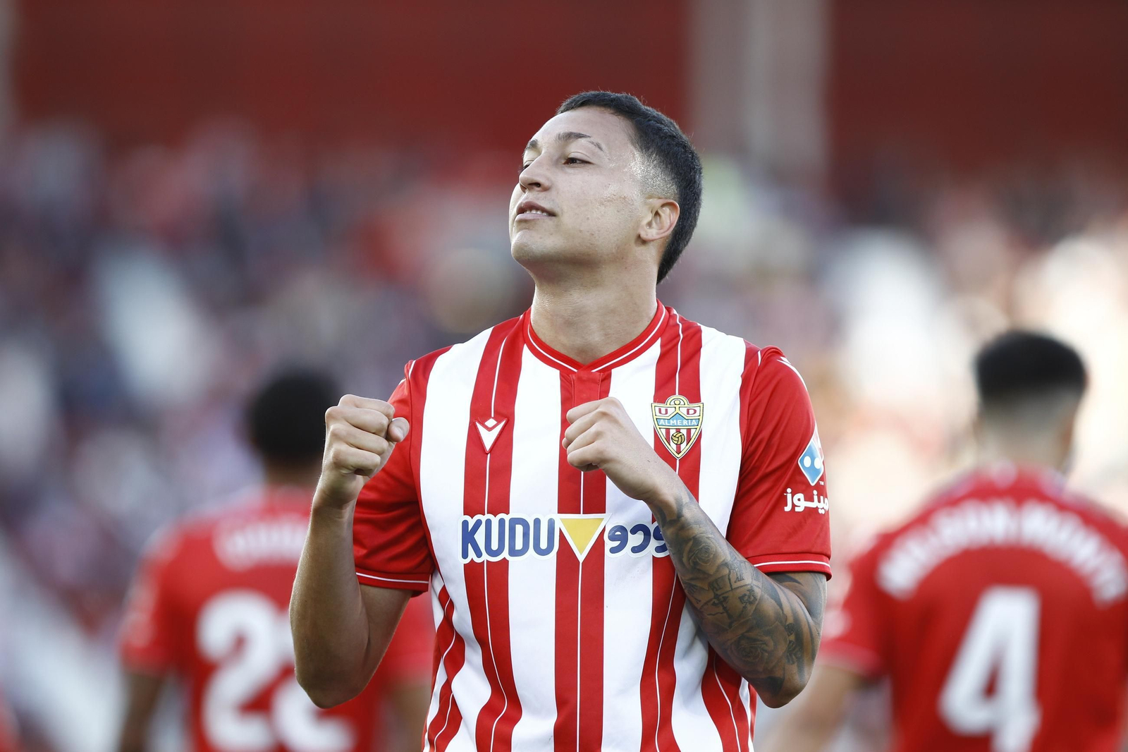 El partido U.D. Almería-Cádiz C.F. en imágenes