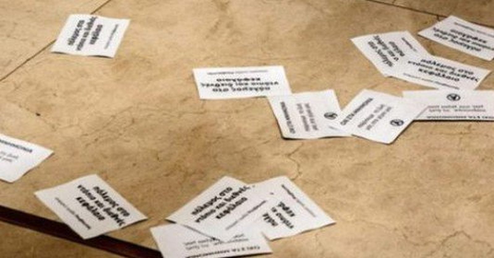 Panfletos a favor de la independencia de Cataluña a favor de Cataluña