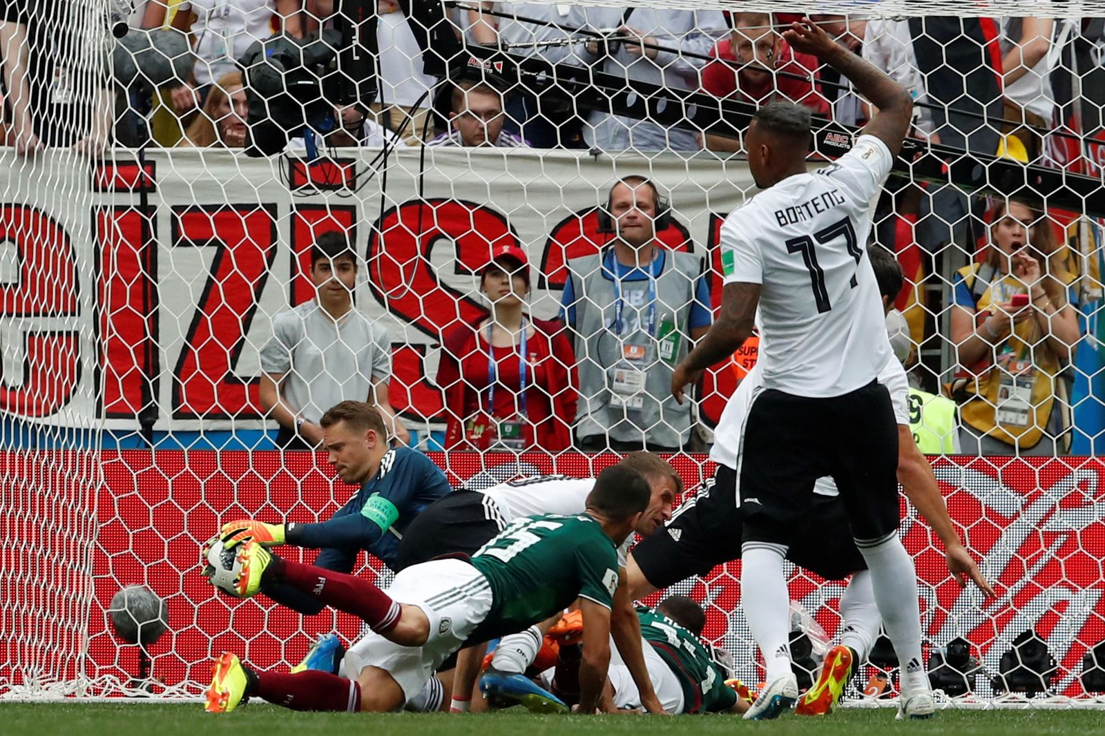 Las imágenes del Alemania-México