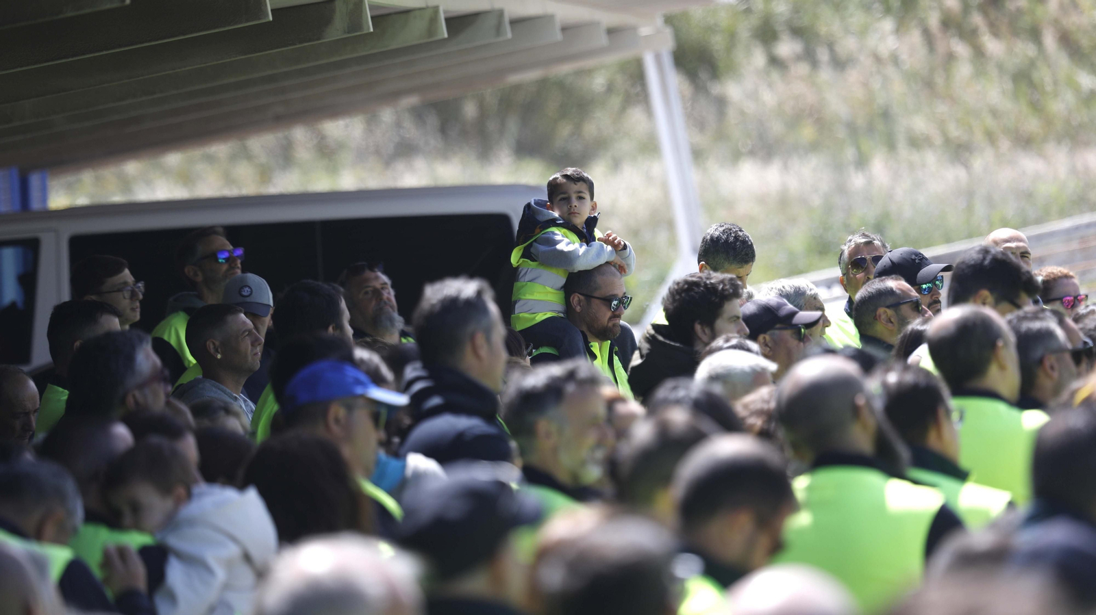 Fotos de la concentración de Acerinox por el Primero de Mayo Fotos de la concentración de Acerinox por el Primero de Mayo